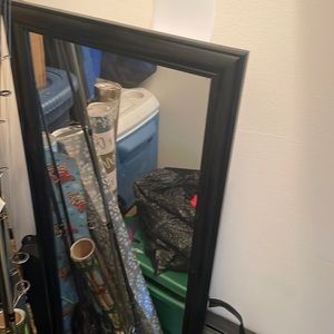 Black floor length mirror